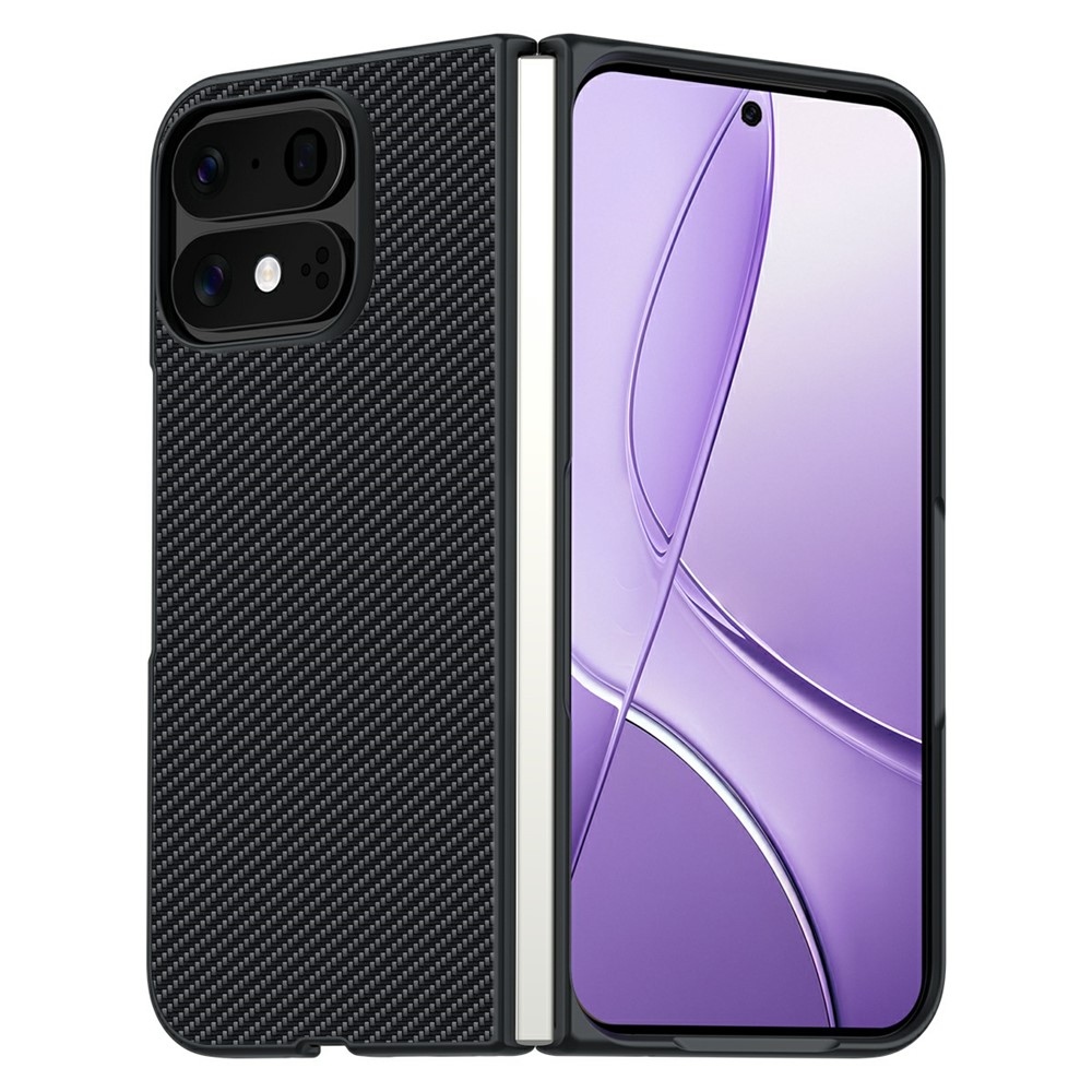 Carbone plastový kryt na mobil Google Pixel 11 Pro Fold - čierny