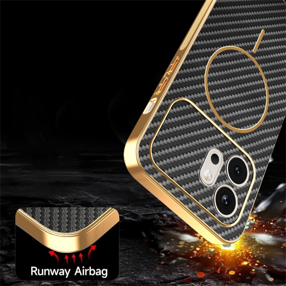 Carbony gélový obal s MagSafe na Honor 600 5G - čierny