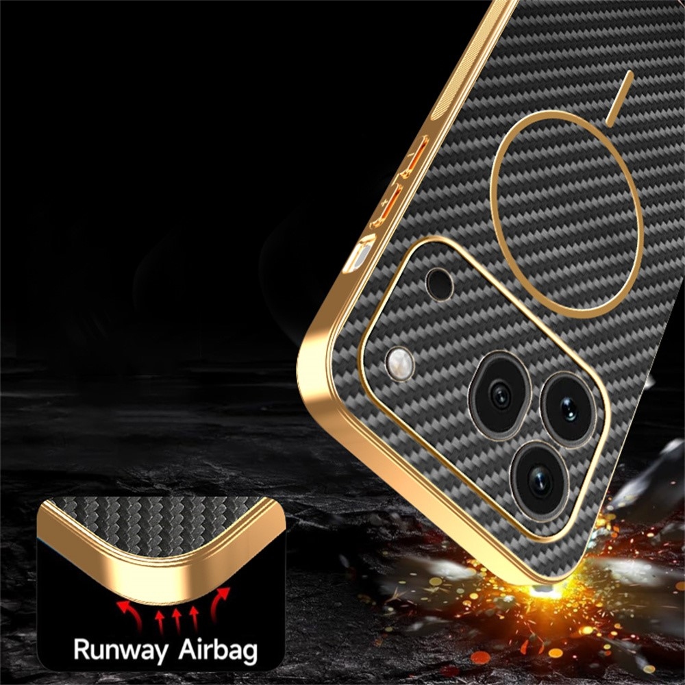 Carbony gélový obal s MagSafe na Honor 600 Pro 5G - čierny