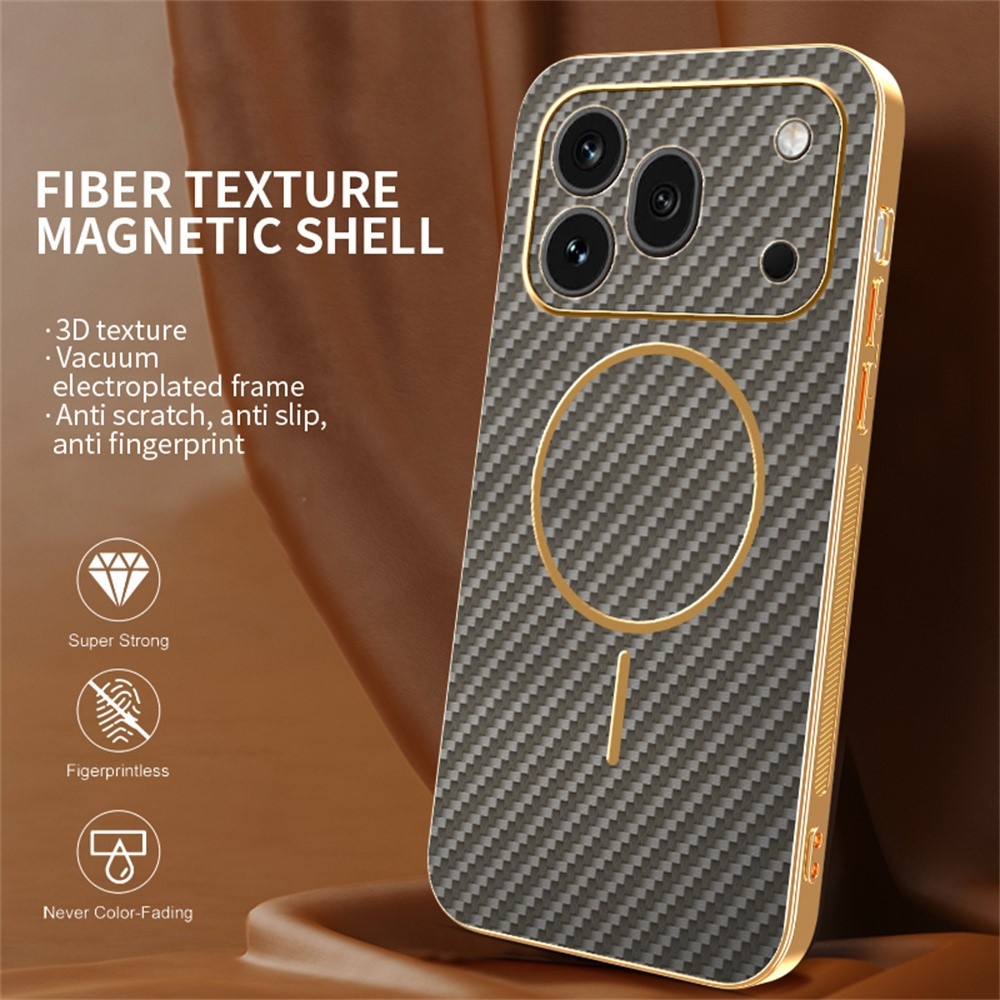 Carbony gélový obal s MagSafe na Honor 600 Pro 5G - hnedý