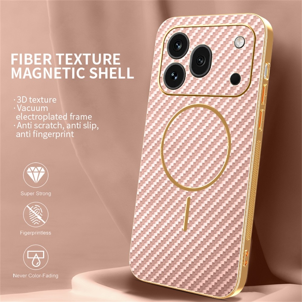 Carbony gélový obal s MagSafe na Honor 600 Pro 5G - ružový