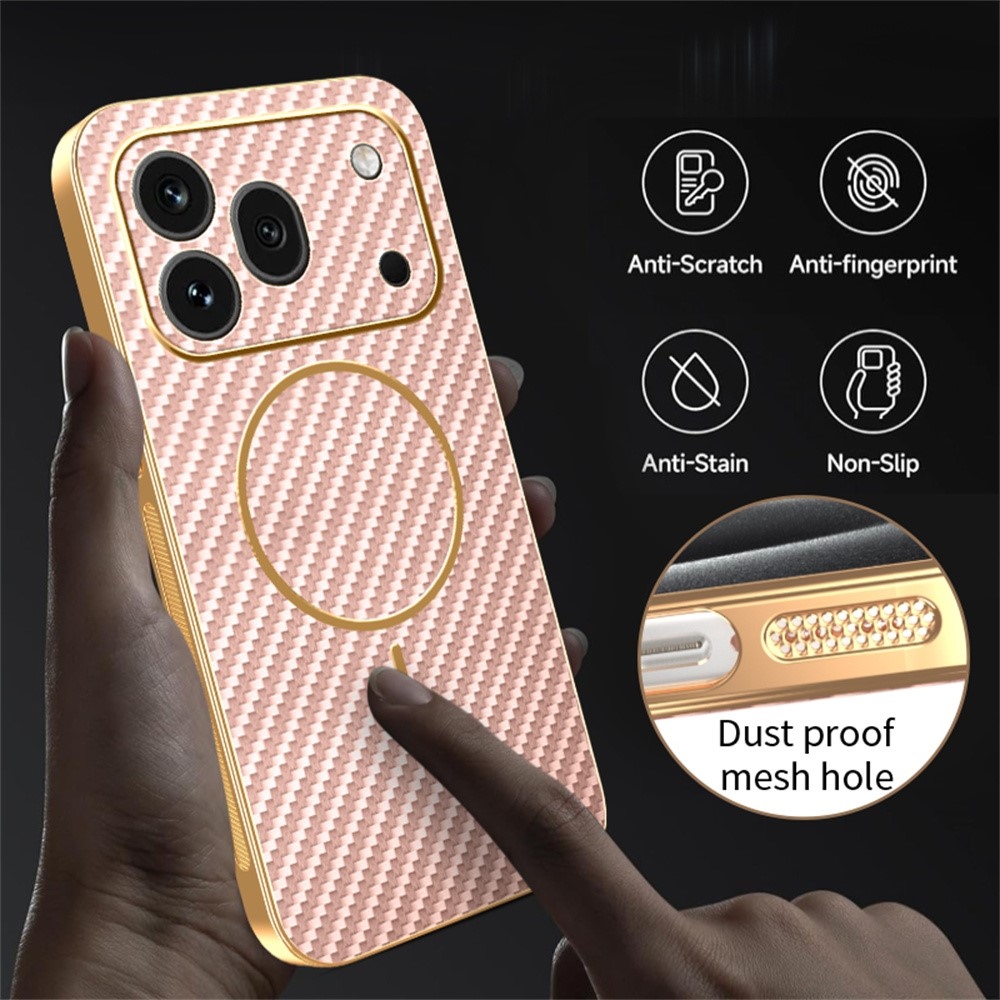 Carbony gélový obal s MagSafe na Honor 600 Pro 5G - ružový