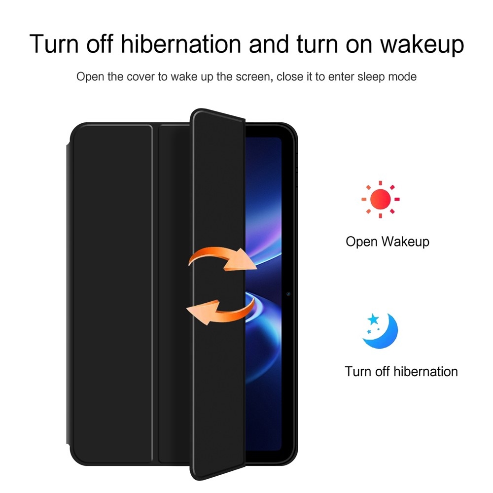 Case šikovné zatváracie púzdro na Xiaomi Redmi Pad 2 9.7 - čierne