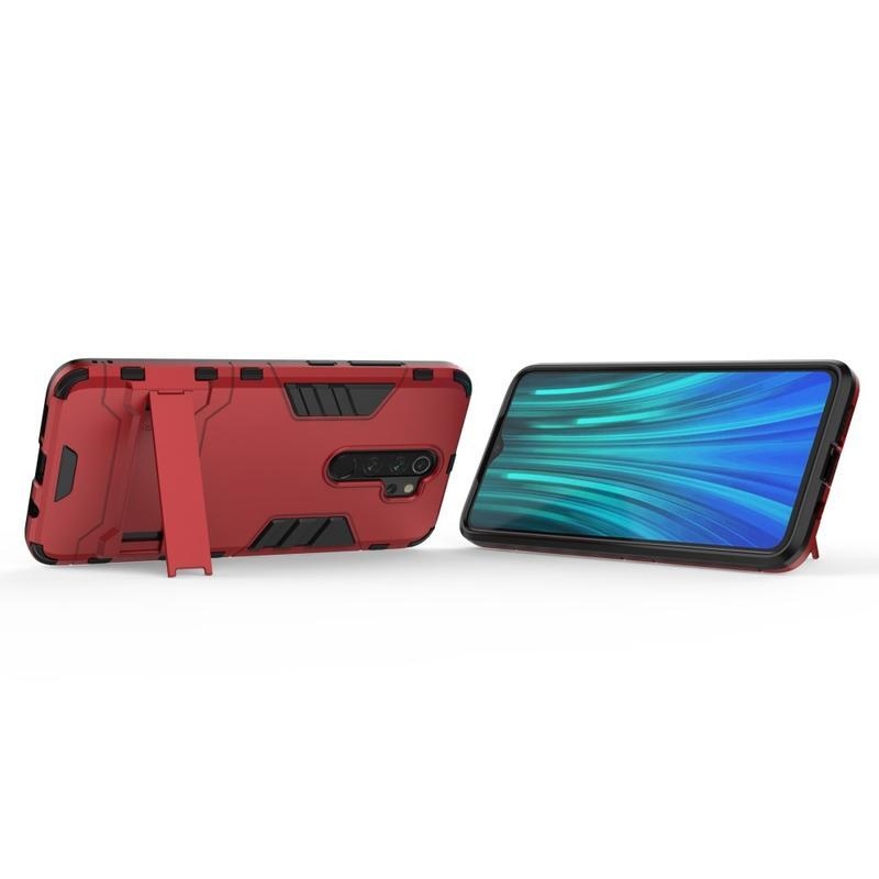 Case hybridný kryt pre mobil Xiaomi Redmi Note 8 Pro - červený