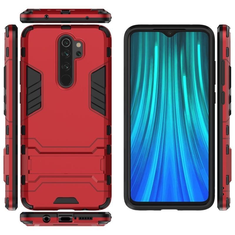 Case hybridný kryt pre mobil Xiaomi Redmi Note 8 Pro - červený