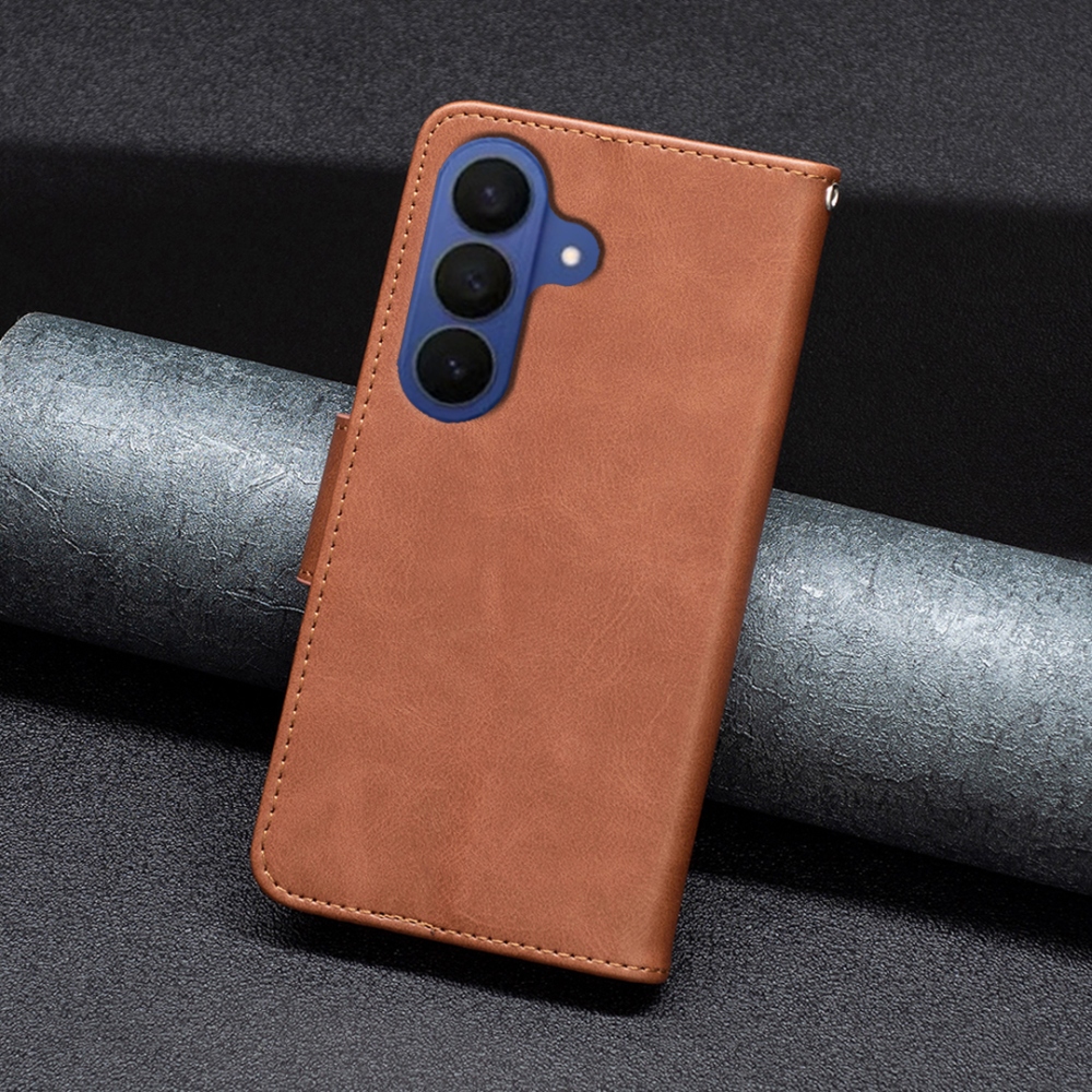 Case knižkové púzdro na Samsung Galaxy A57 5G - hnedé