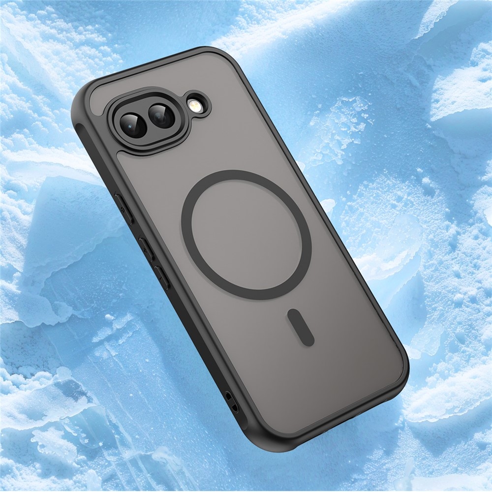 Case matný gélový obal s MagSafe na Google Pixel 10a - čierny