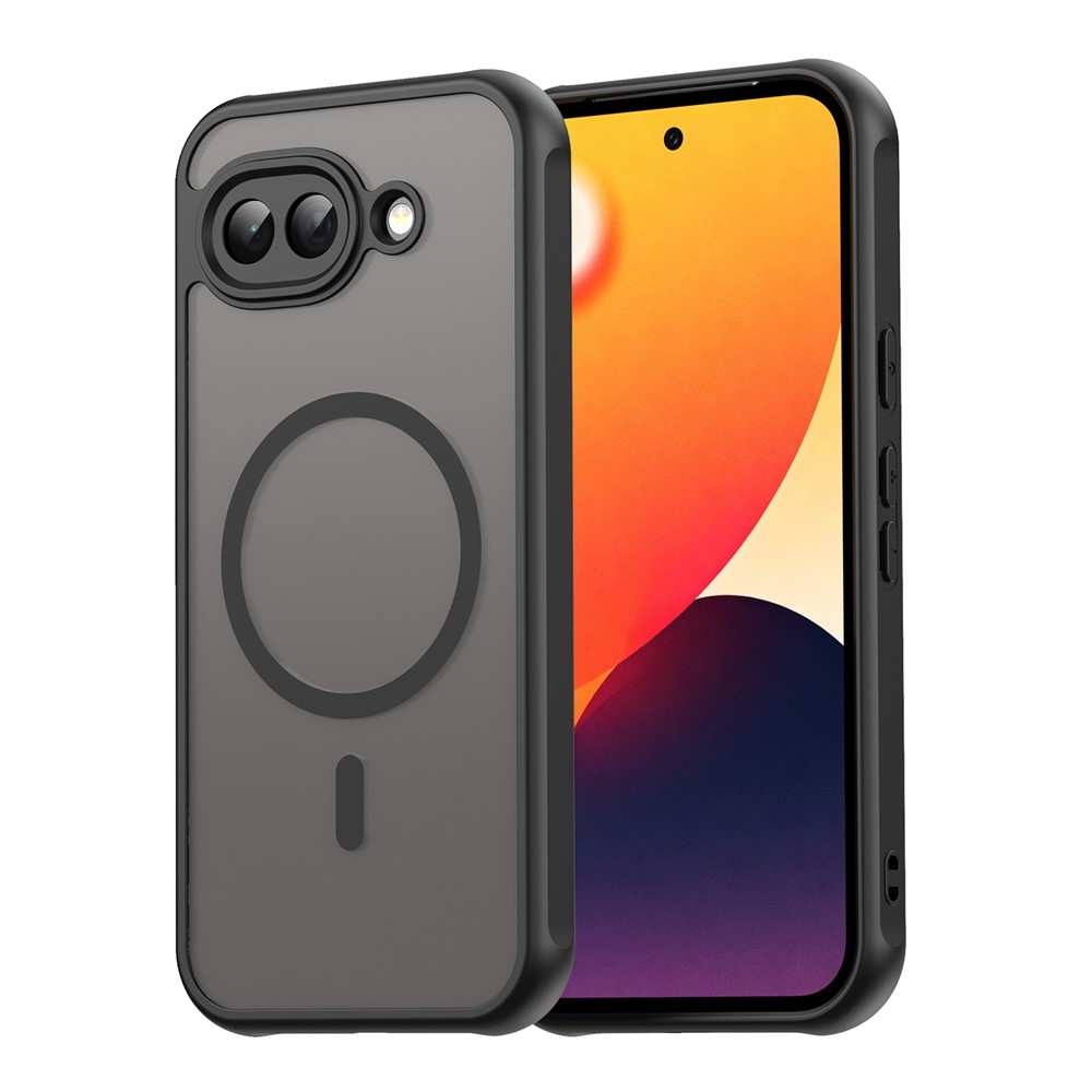 Case matný gélový obal s MagSafe na Google Pixel 10a - čierny