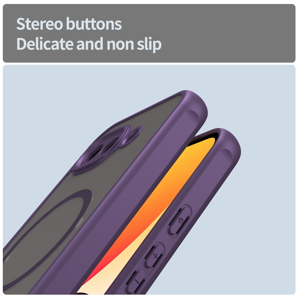 Case matný gélový obal s MagSafe na Google Pixel 10a - fialový