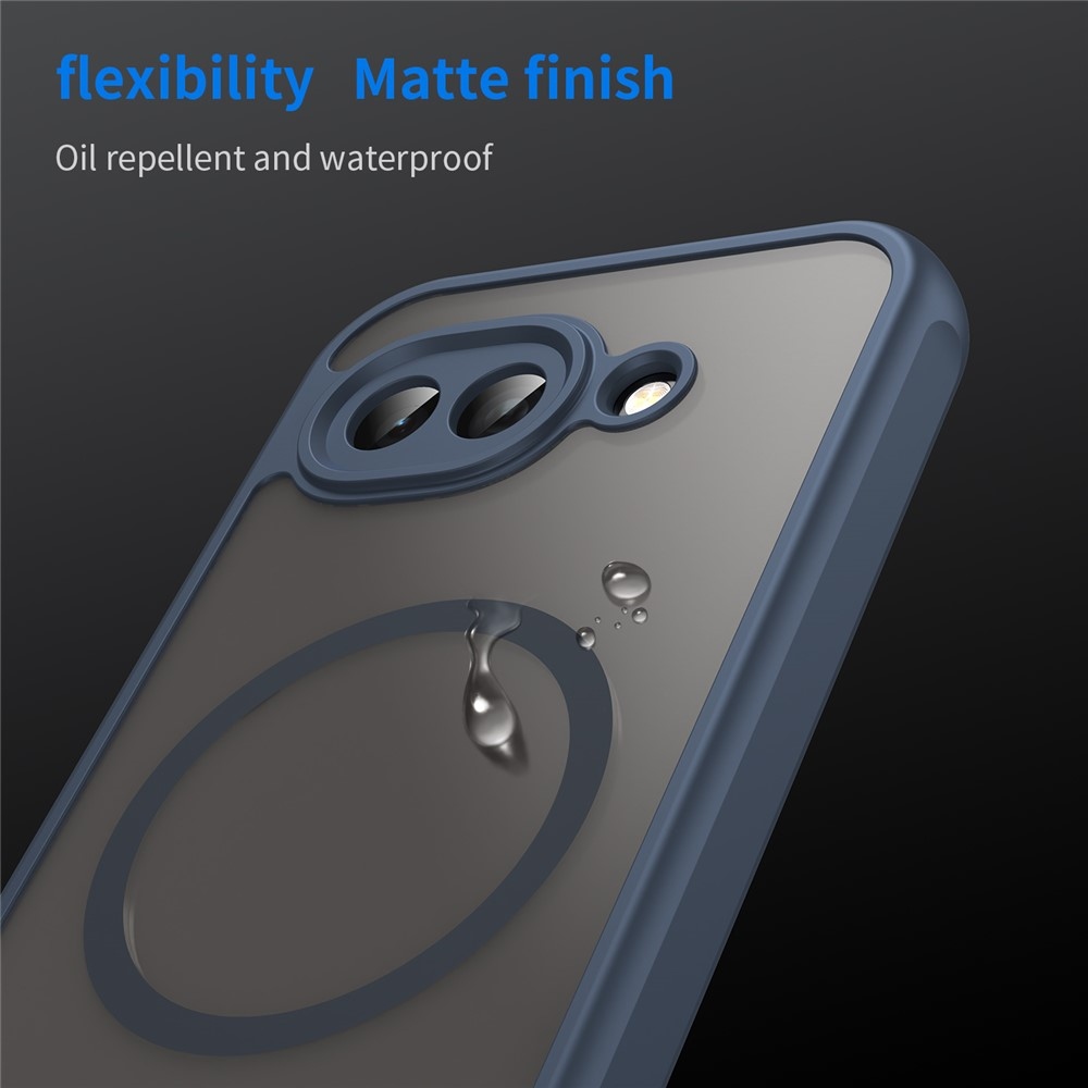 Case matný gélový obal s MagSafe na Google Pixel 10a - modrý