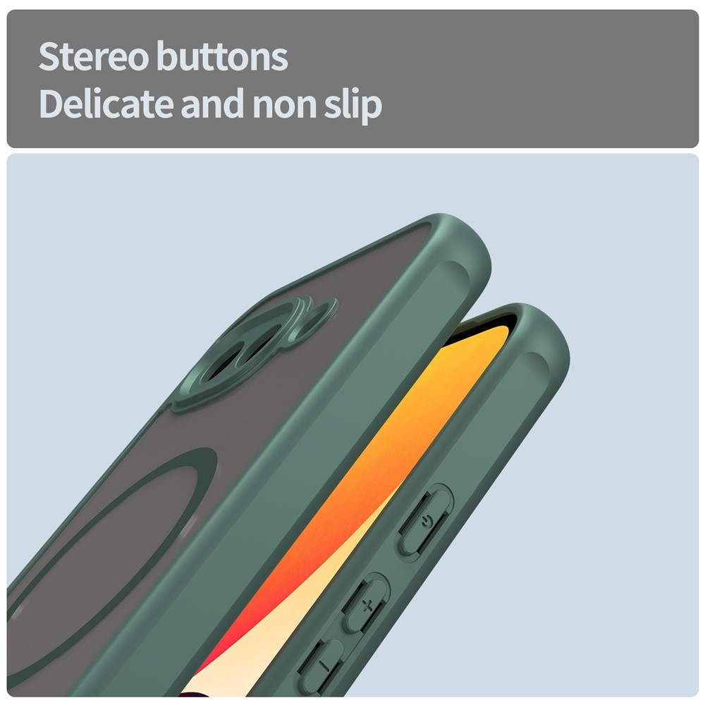 Case matný gélový obal s MagSafe na Google Pixel 10a - zelený