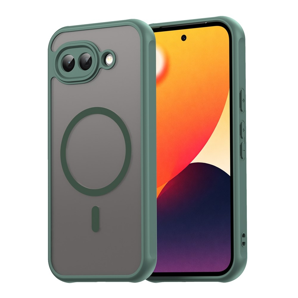 Case matný gélový obal s MagSafe na Google Pixel 10a - zelený