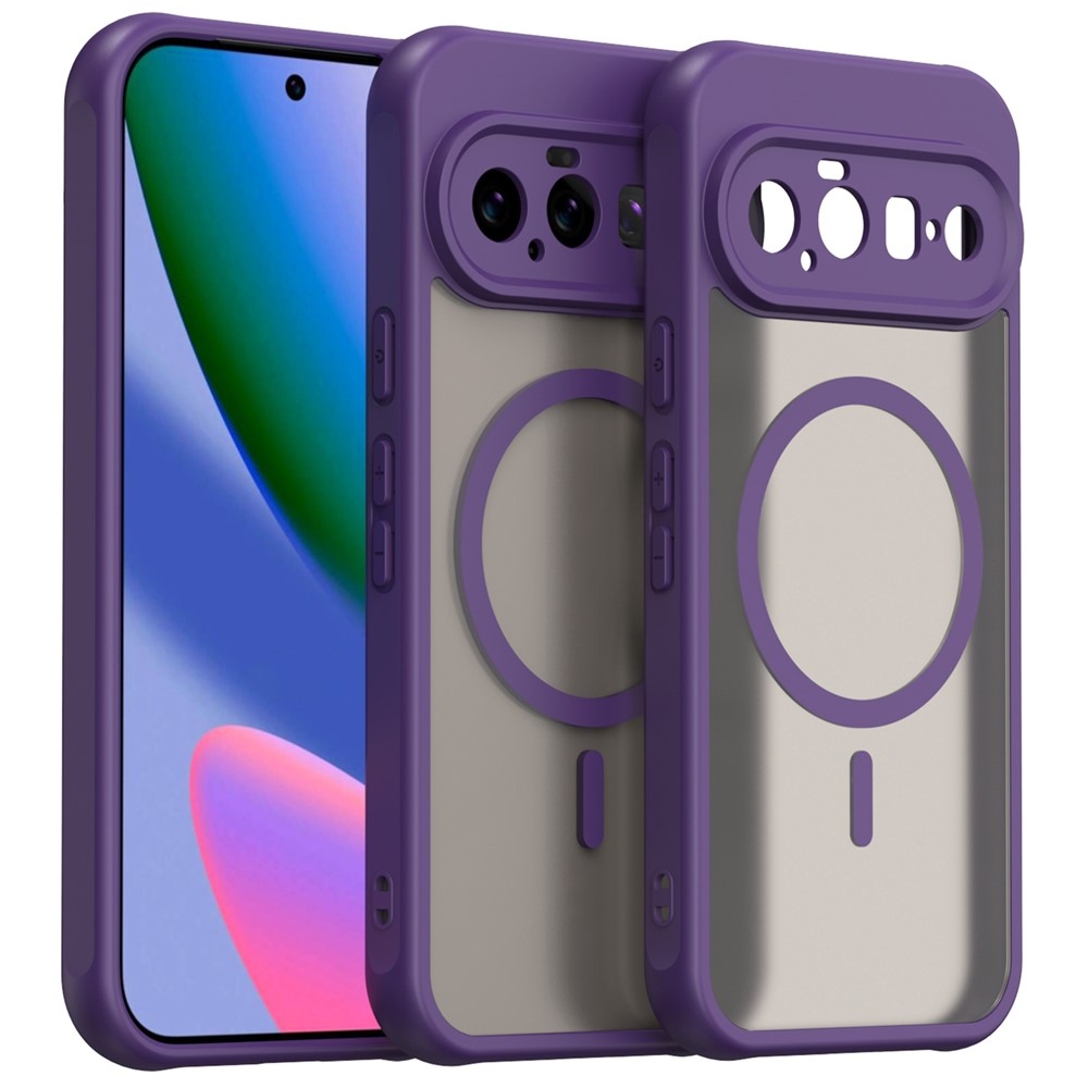 Case matný gélový obal s MagSafe na Google Pixel 11 - fialový