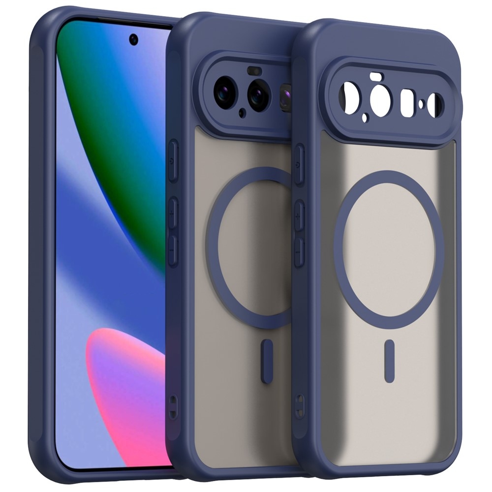 Case matný gélový obal s MagSafe na Google Pixel 11 - modrý