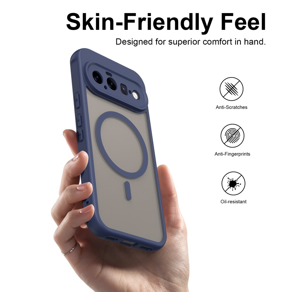 Case matný gélový obal s MagSafe na Google Pixel 11 - modrý