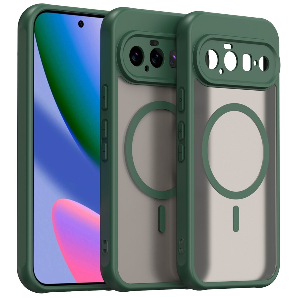 Case matný gélový obal s MagSafe na Google Pixel 11 - zelený