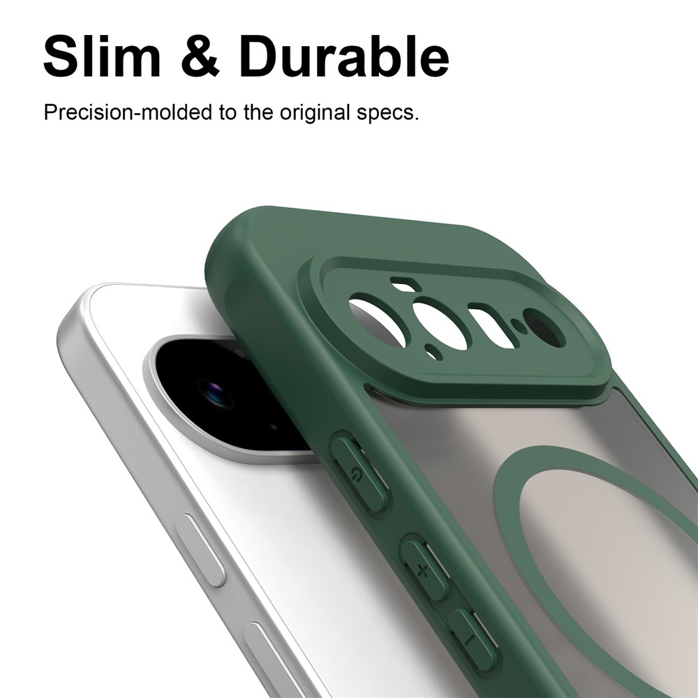 Case matný gélový obal s MagSafe na Google Pixel 11 - zelený
