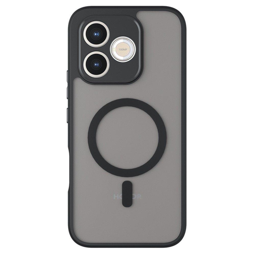 Case matný gélový obal s MagSafe na Honor 600 Lite 5G - čierny