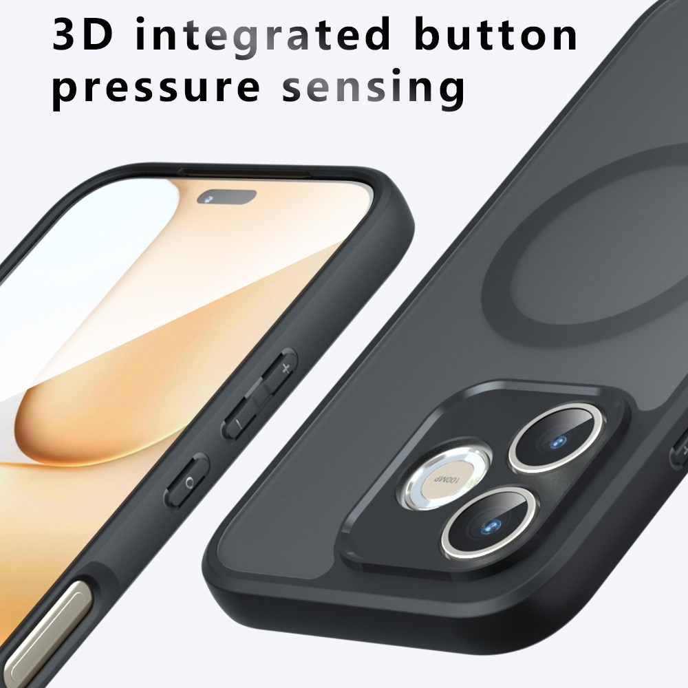 Case matný gélový obal s MagSafe na Honor 600 Lite 5G - čierny