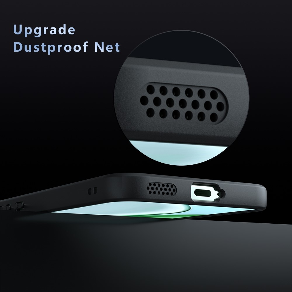 Case matný gélový obal s MagSafe na Honor Magic 8 Lite 5G - čierny