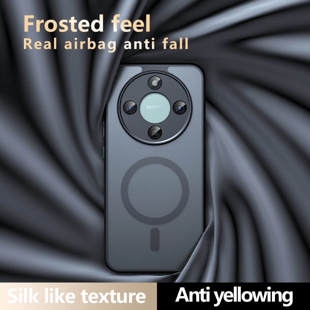 Case matný gélový obal s MagSafe na Honor Magic 8 Lite 5G - čierny