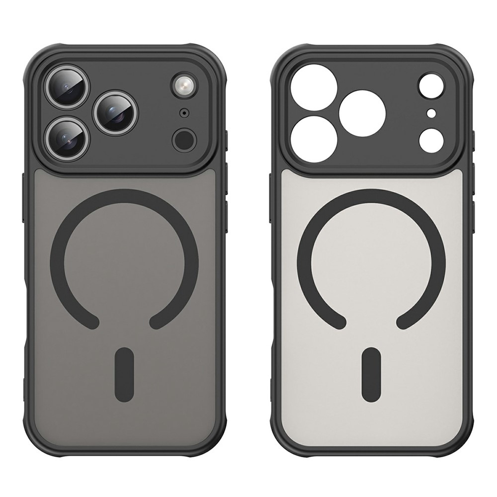 Case matný gélový obal s MagSafe na iPhone 18 Pro Max/17 Pro Max - čierny