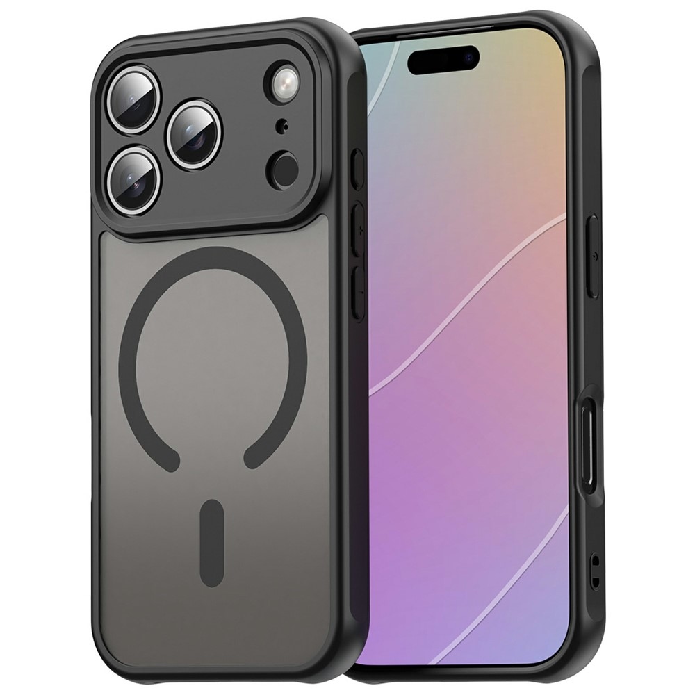 Case matný gélový obal s MagSafe na iPhone 18 Pro Max/17 Pro Max - čierny