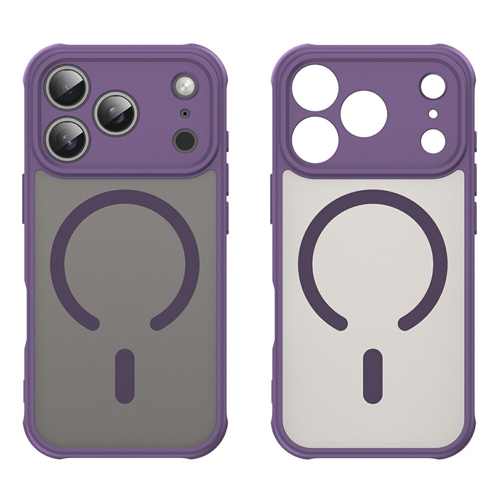 Case matný gélový obal s MagSafe na iPhone 18 Pro Max/17 Pro Max - fialový