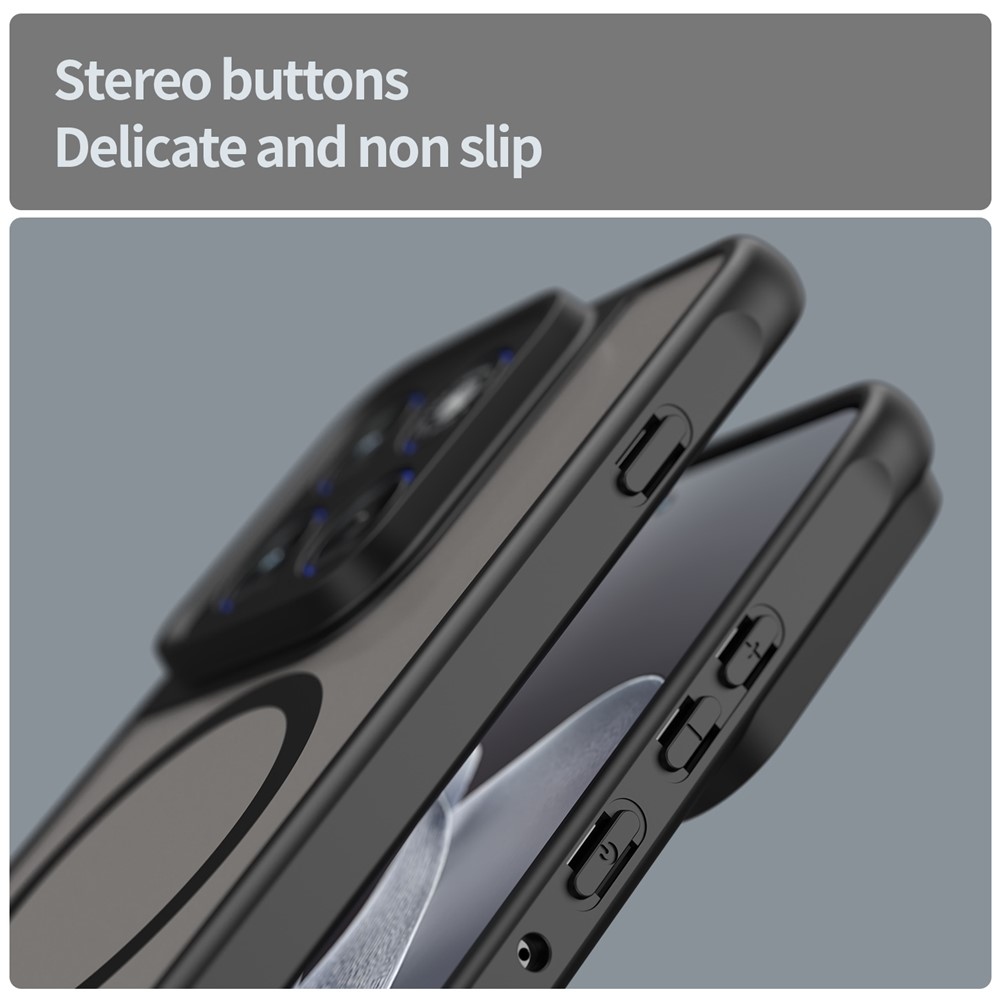 Case matný gélový obal s MagSafe na Motorola Edge 70 5G - čierny