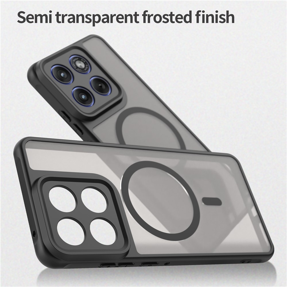 Case matný gélový obal s MagSafe na Motorola Edge 70 5G - čierny