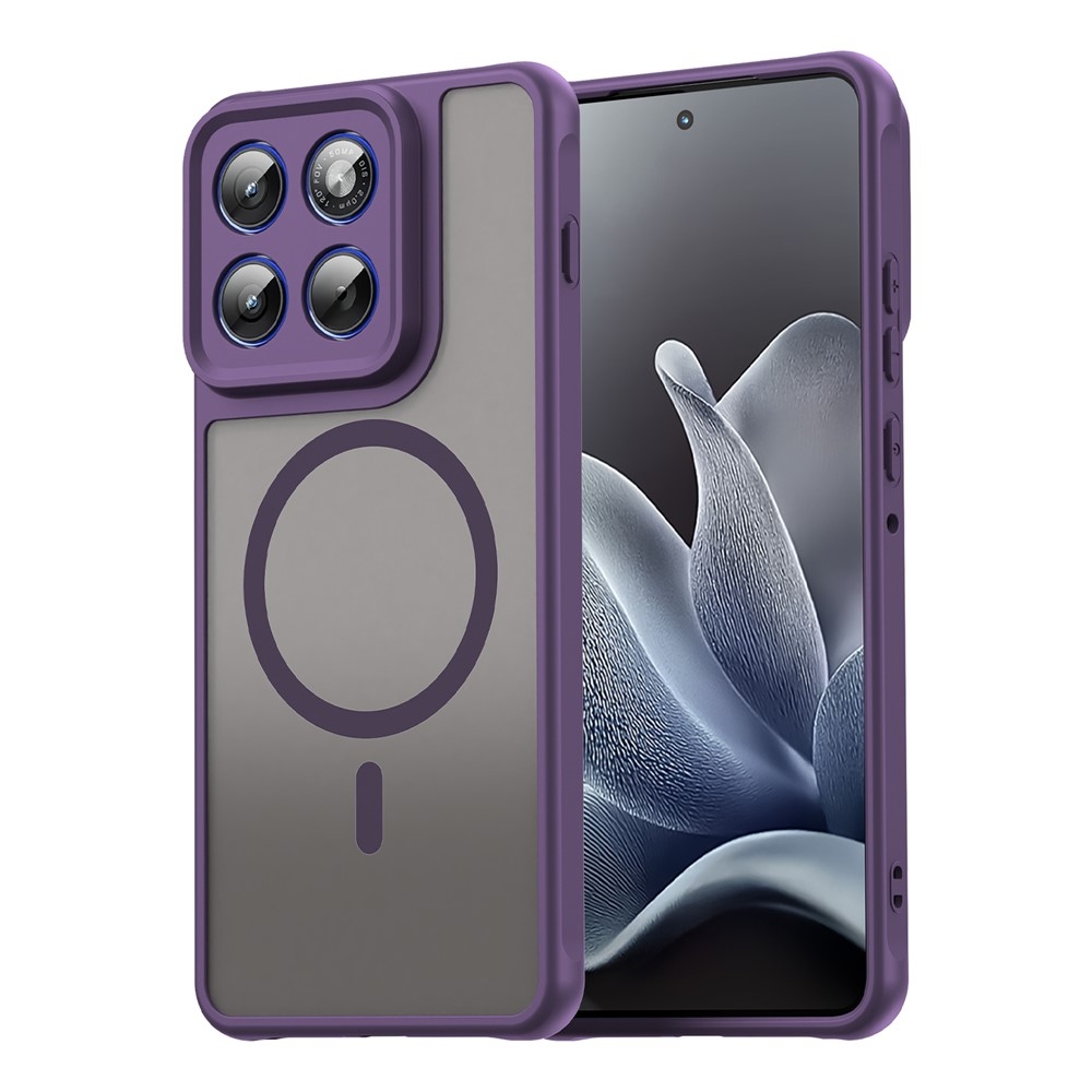 Case matný gélový obal s MagSafe na Motorola Edge 70 5G - fialový