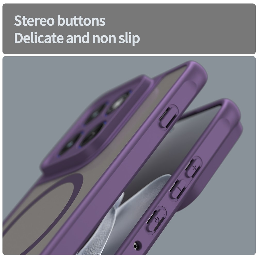 Case matný gélový obal s MagSafe na Motorola Edge 70 5G - fialový