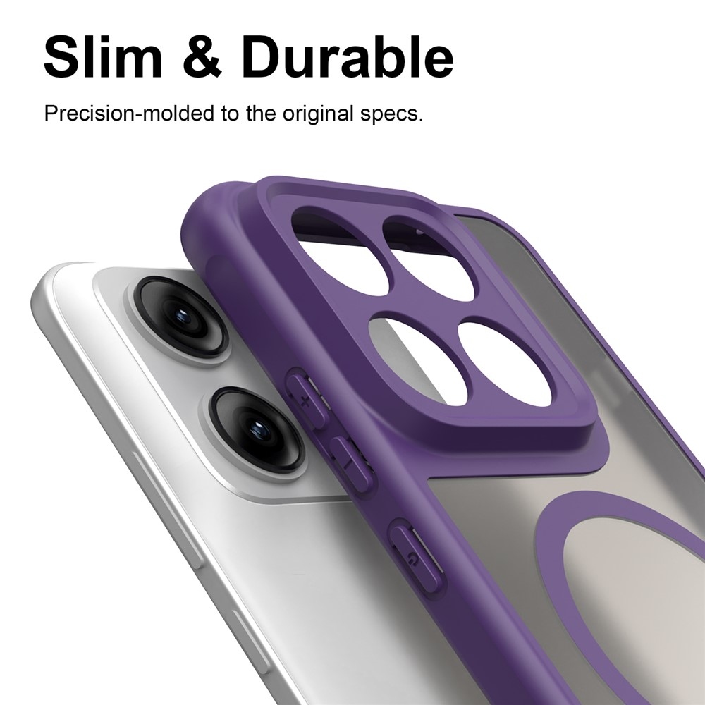Case matný gélový obal s MagSafe na Motorola Edge 70 Pro 5G - fialový