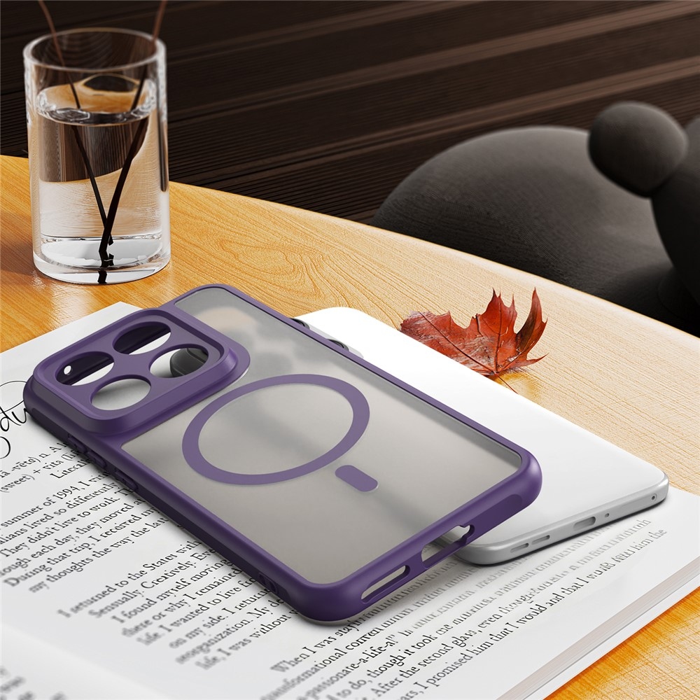 Case matný gélový obal s MagSafe na Motorola Edge 70 Pro 5G - fialový