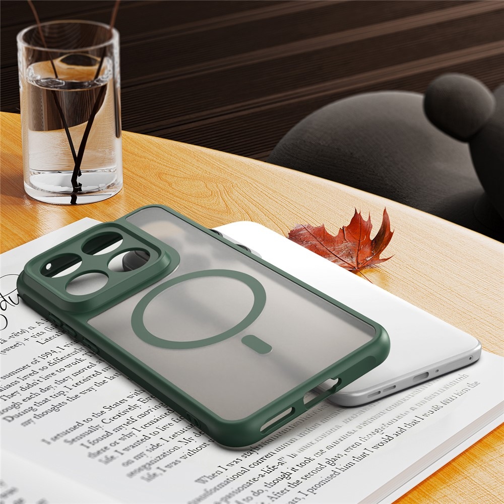Case matný gélový obal s MagSafe na Motorola Edge 70 Pro 5G - zelený