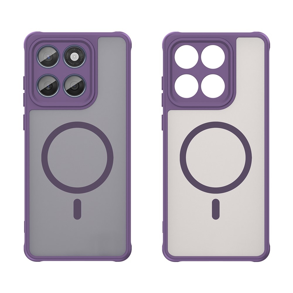 Case matný gélový obal s MagSafe na Motorola Moto G57 Power 5G - fialový