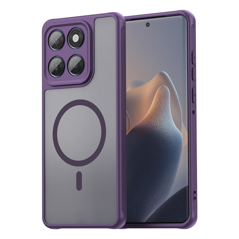 Case matný gélový obal s MagSafe na Motorola Moto G57 Power 5G - fialový