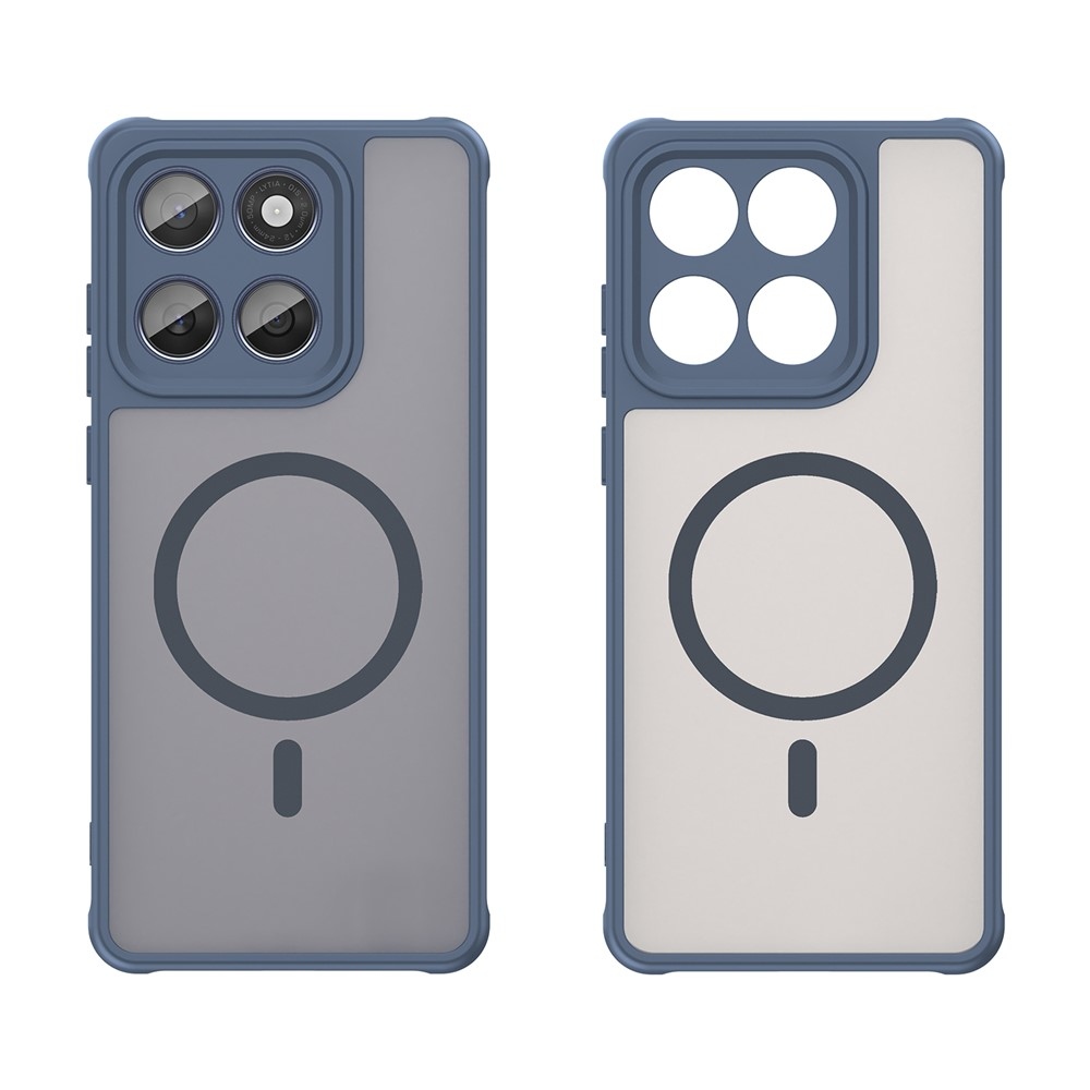 Case matný gélový obal s MagSafe na Motorola Moto G57 Power 5G - modrý