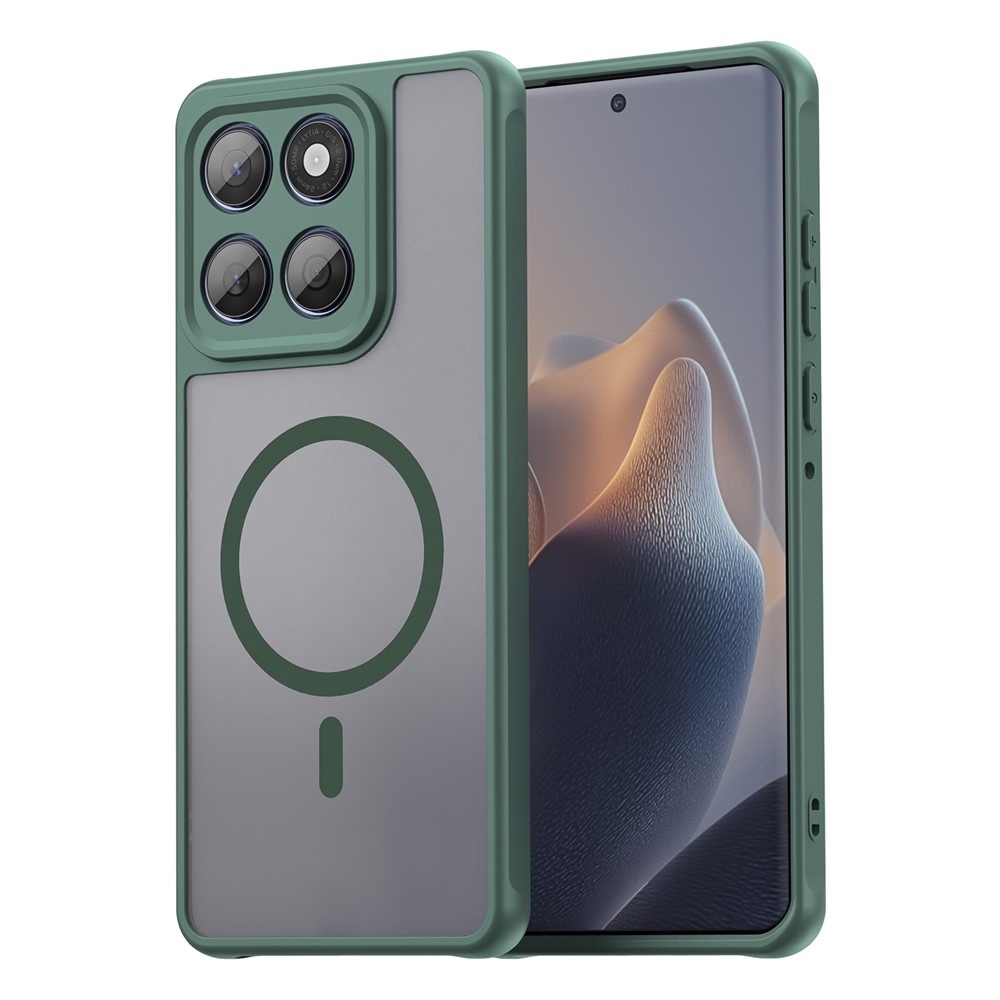 Case matný gélový obal s MagSafe na Motorola Moto G57 Power 5G - zelený