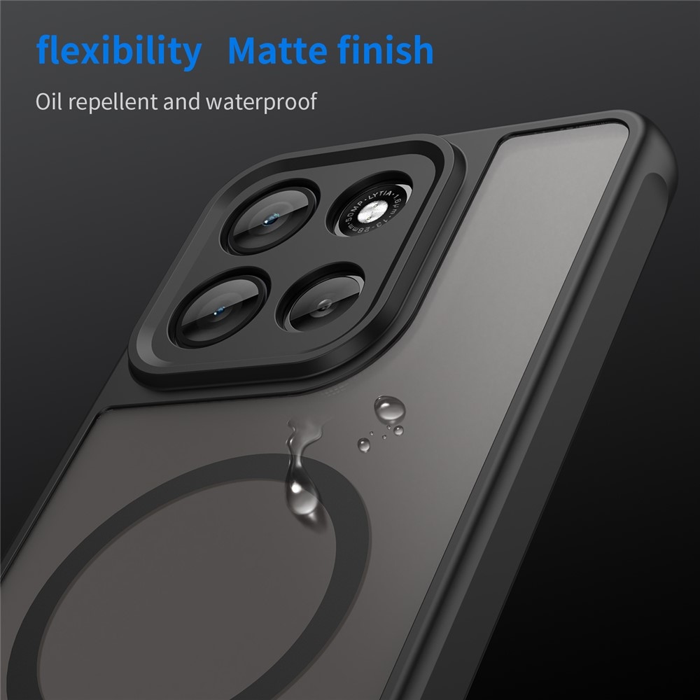 Case matný gélový obal s MagSafe na Motorola Moto G86 5G - čierny