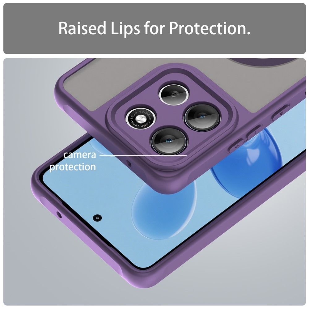 Case matný gélový obal s MagSafe na Motorola Moto G86 5G - fialový