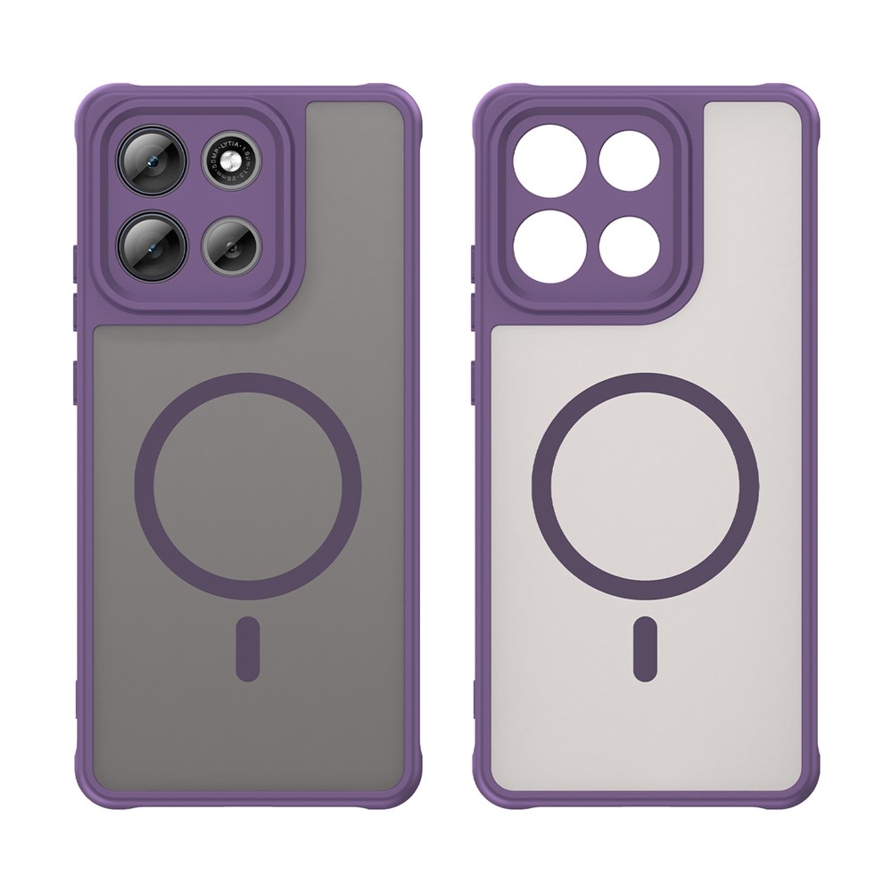 Case matný gélový obal s MagSafe na Motorola Moto G86 5G - fialový