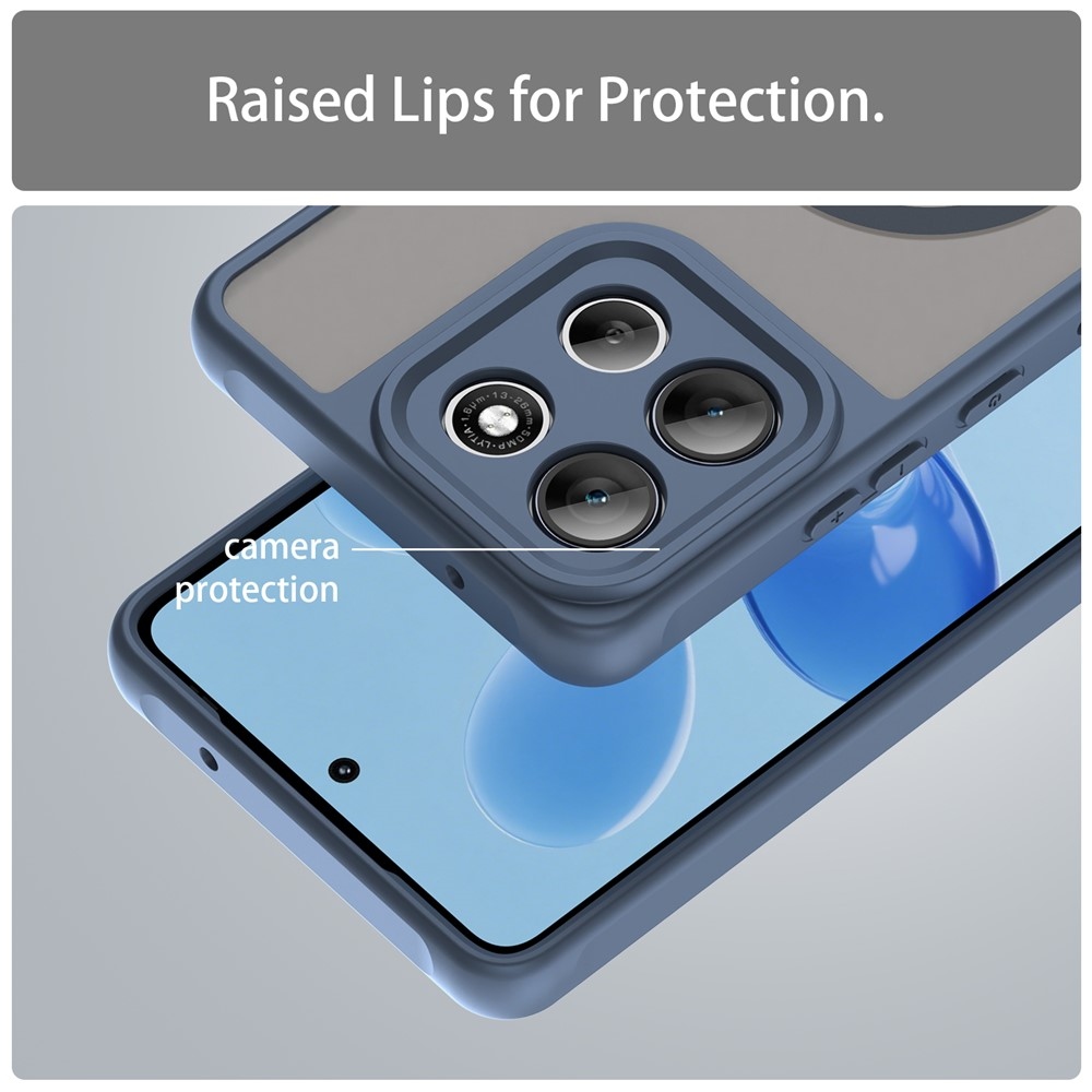 Case matný gélový obal s MagSafe na Motorola Moto G86 5G - modrý