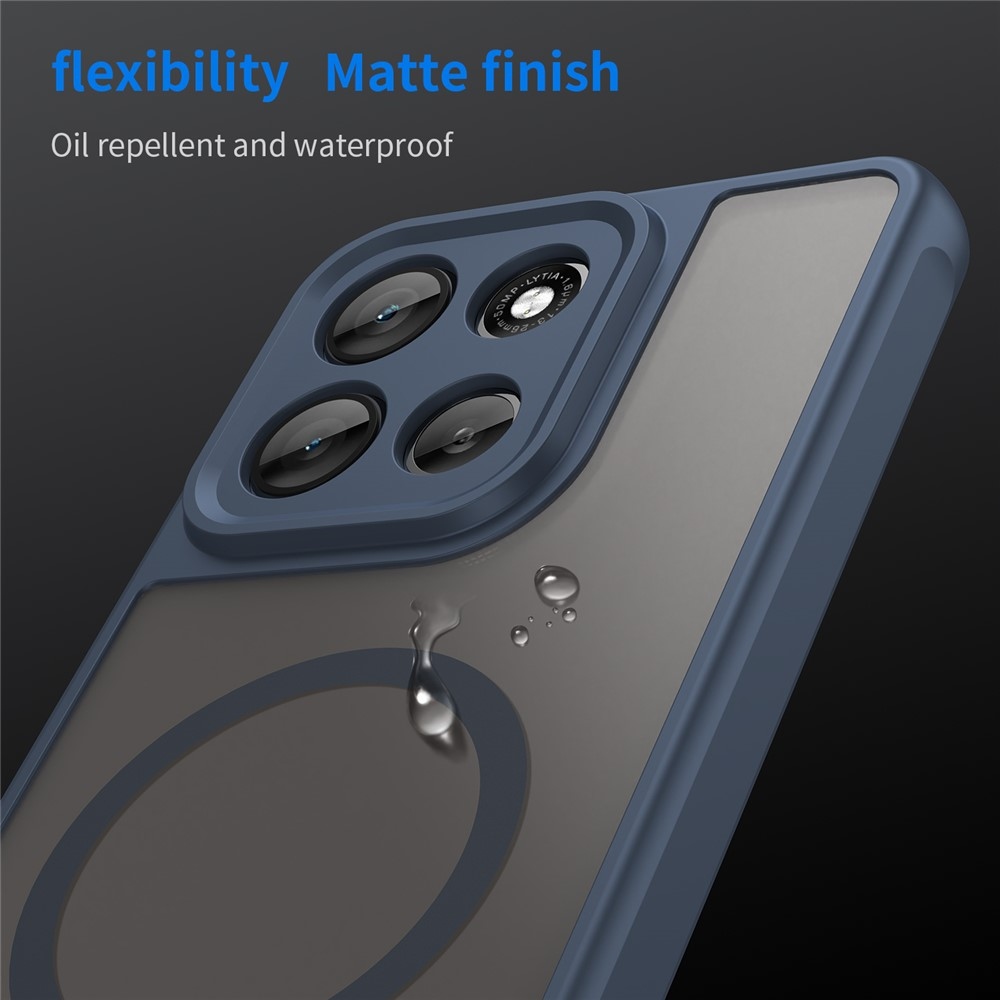 Case matný gélový obal s MagSafe na Motorola Moto G86 5G - modrý