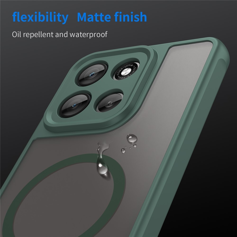 Case matný gélový obal s MagSafe na Motorola Moto G86 5G - zelený