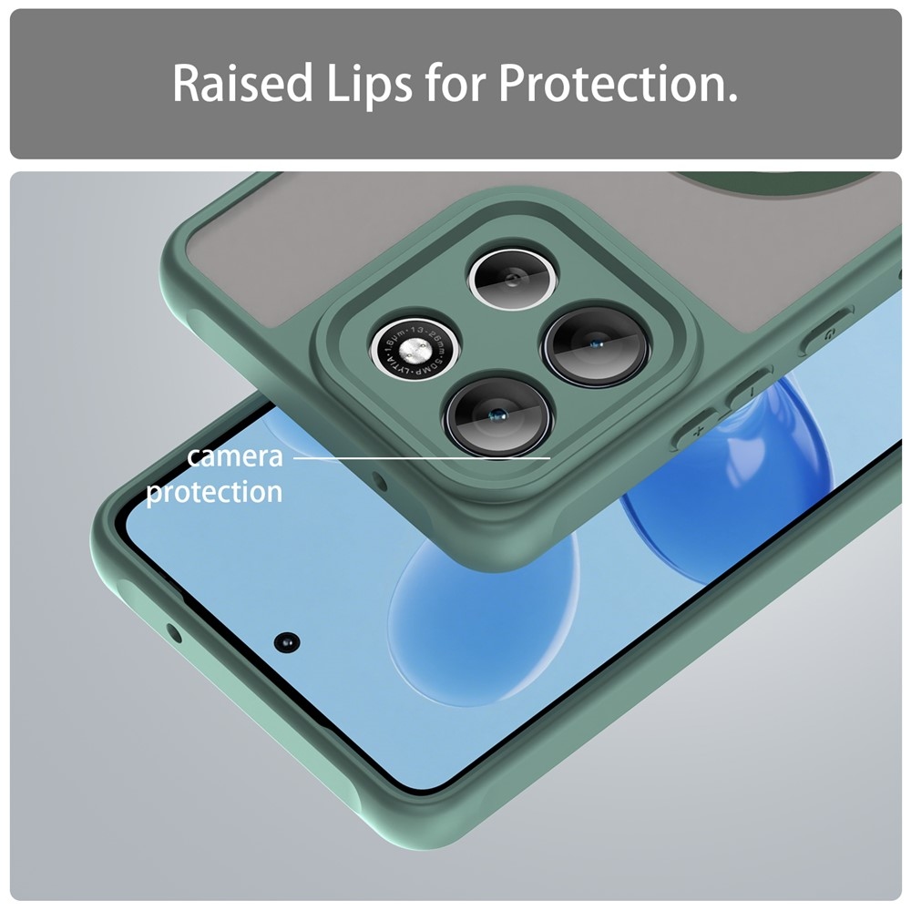 Case matný gélový obal s MagSafe na Motorola Moto G86 5G - zelený