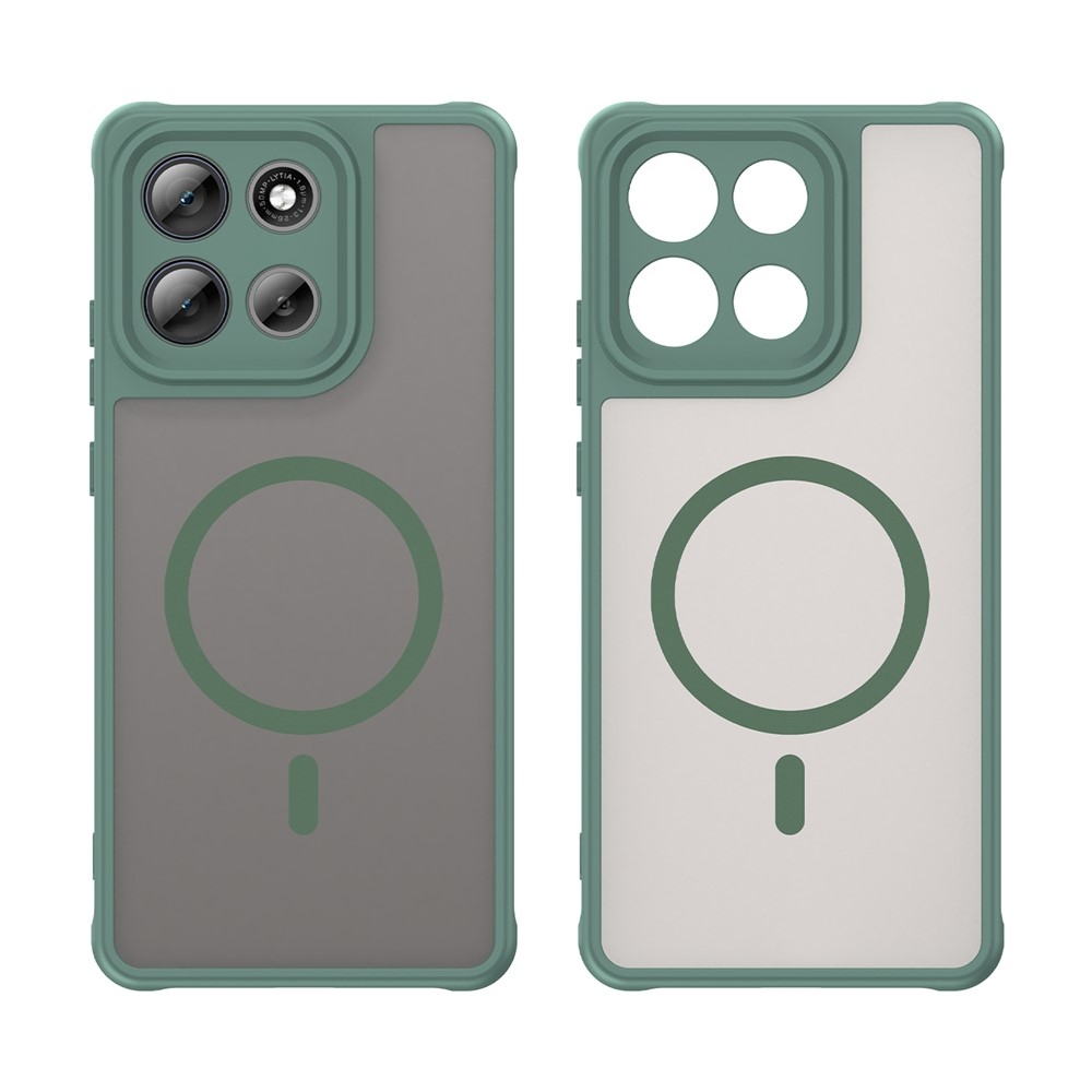 Case matný gélový obal s MagSafe na Motorola Moto G86 5G - zelený