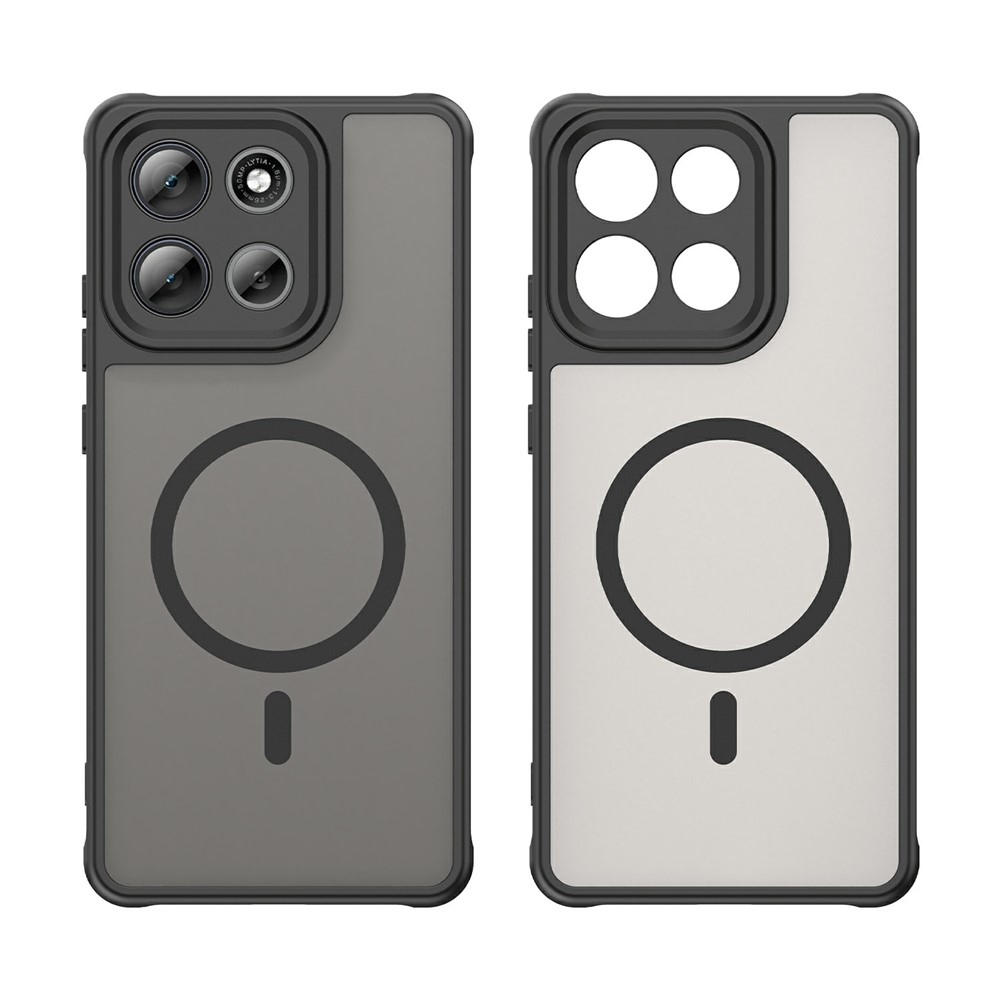 Case matný gélový obal s MagSafe na Motorola Moto G86 Power 5G - čierny