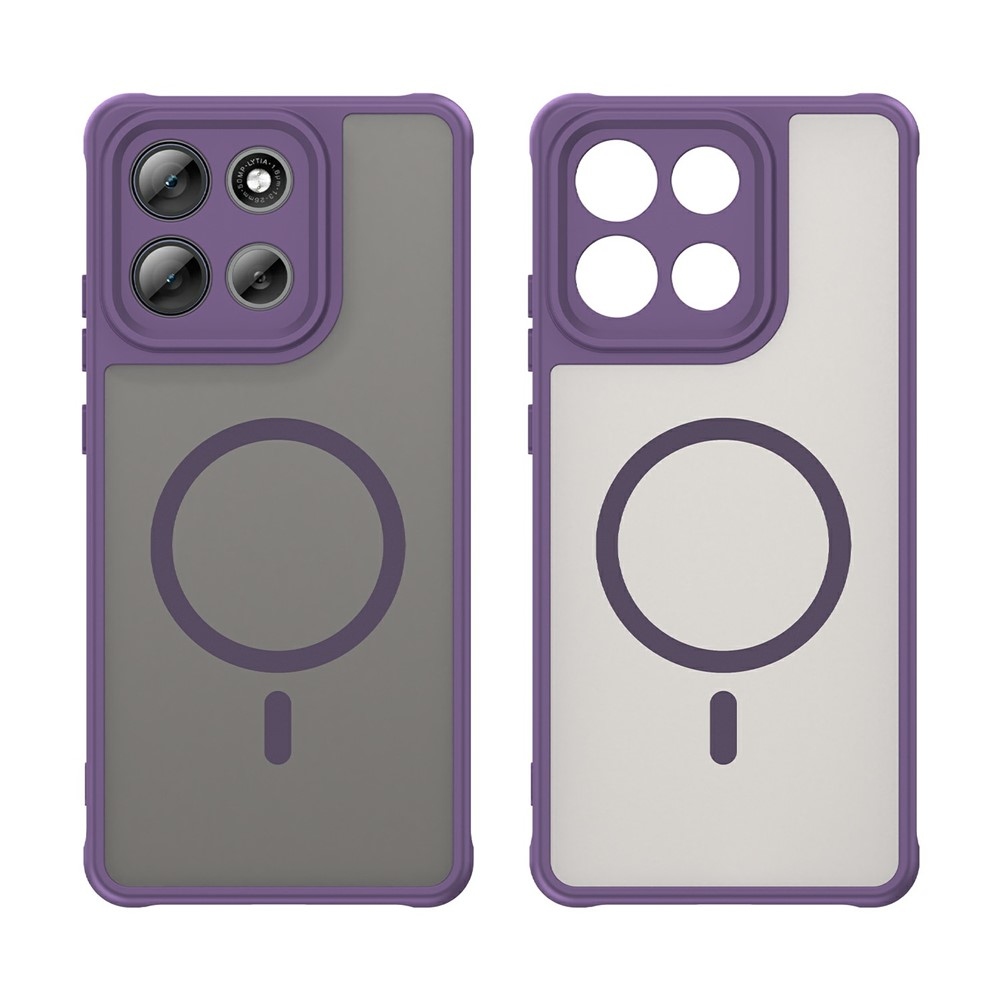 Case matný gélový obal s MagSafe na Motorola Moto G86 Power 5G - fialový