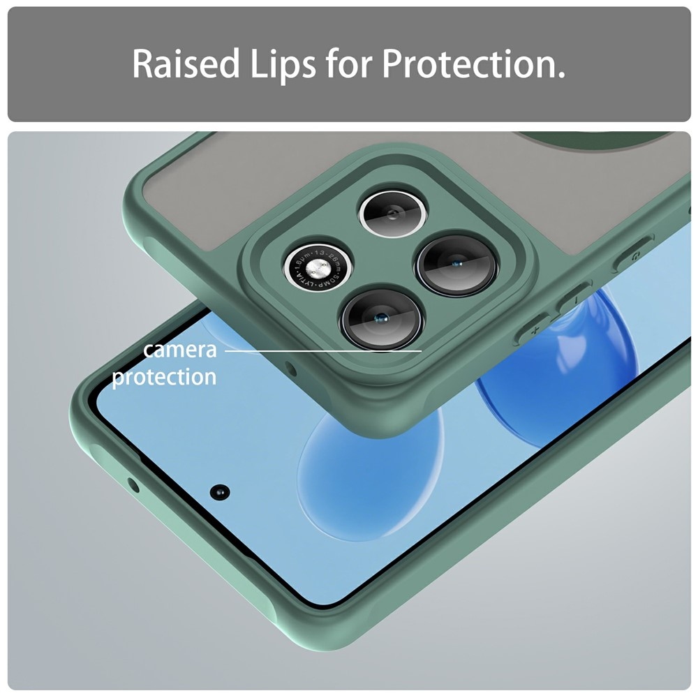 Case matný gélový obal s MagSafe na Motorola Moto G86 Power 5G - zelený
